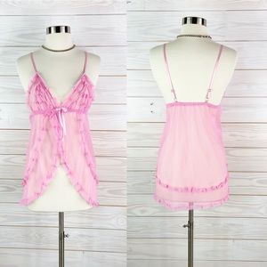 Sleepwear Lingerie Sexy Intimate sheer chemise S